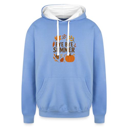 Bye Bye Summer - Unisex Contrast Hoodie