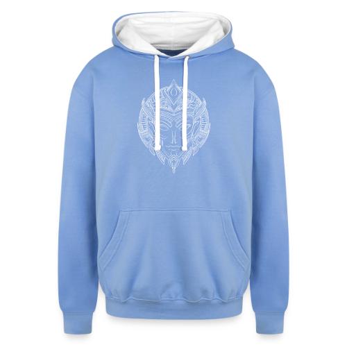 DemBoyz Logomark (White Edition) - Unisex Contrast Hoodie
