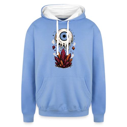 Melting Eyeball - Unisex Contrast Hoodie