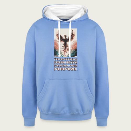 Recovery Mantra for “The Rise After the Fall” - Unisex Contrast Hoodie