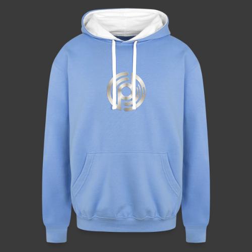Open Musicians Collective Chrome Logo - Unisex Contrast Hoodie