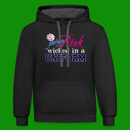 Volleyball Uniform - Unisex Contrast Hoodie