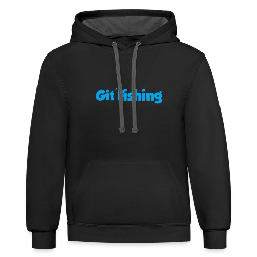 Git Fishing - Unisex Contrast Hoodie
