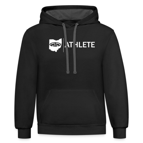 Athlete Shirt WHITEONWHITE - Unisex Contrast Hoodie