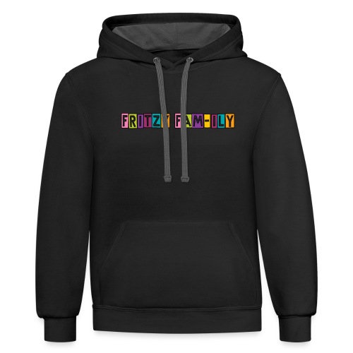 Fritzy FAM-ily Block Party - Unisex Contrast Hoodie
