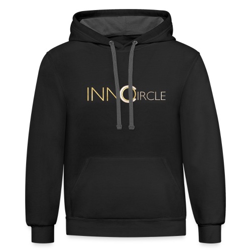 Inno Circle LLC Hoodie (Black) Version 2 - Unisex Contrast Hoodie