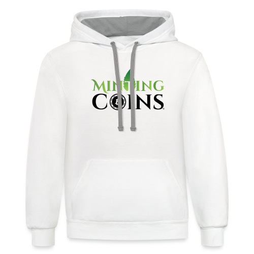 Minting Coins - Unisex Contrast Hoodie