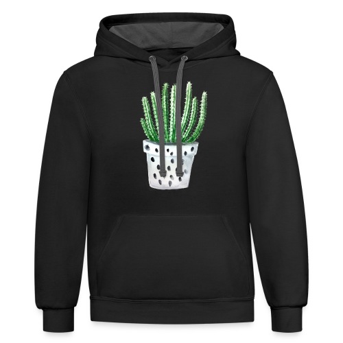 Cactus - Unisex Contrast Hoodie
