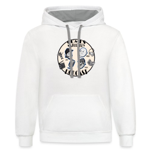 Comes Naturally Logo - Unisex Contrast Hoodie