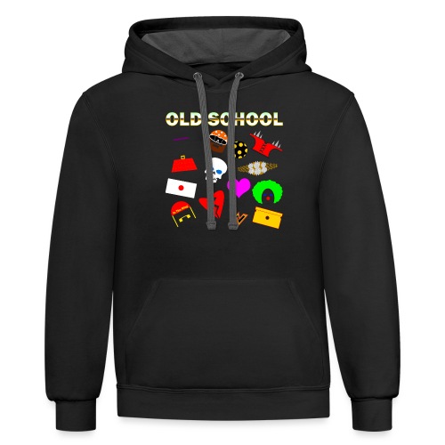 Old School In The Ring Shirt - Unisex Contrast Hoodie