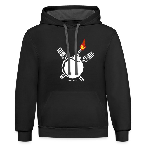 The Fork Bomb - Unisex Contrast Hoodie