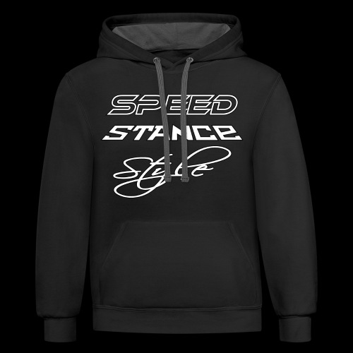 Speed stance style - Unisex Contrast Hoodie