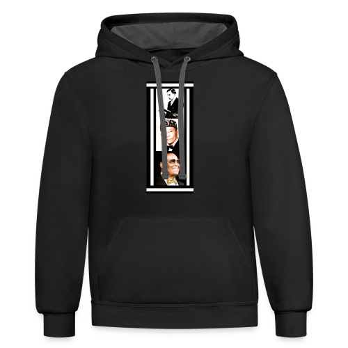 The Three Wise Men of the NOI - Unisex Contrast Hoodie