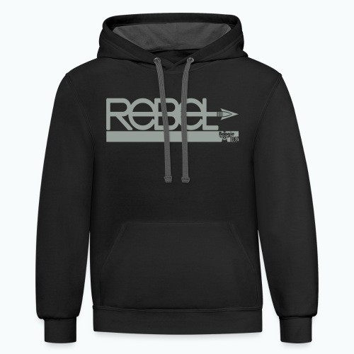 rebel - Unisex Contrast Hoodie