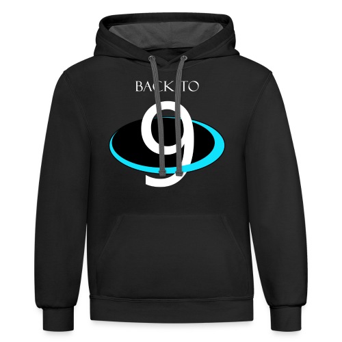 BACK to 9 PLANETS - Unisex Contrast Hoodie