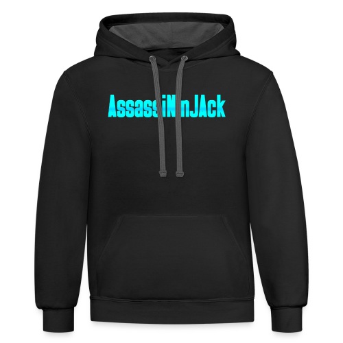 ASSASSININJACK Logo - Unisex Contrast Hoodie