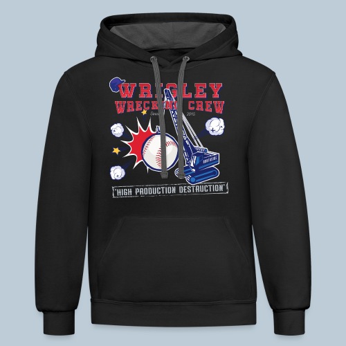 Wrigley Wrecking Crew - Unisex Contrast Hoodie