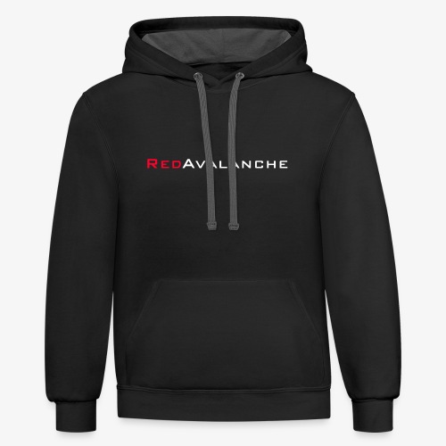 Red Avalanche Merch - Unisex Contrast Hoodie