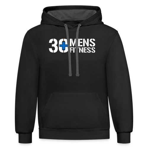 30 Plus Men's Fitness - Unisex Contrast Hoodie