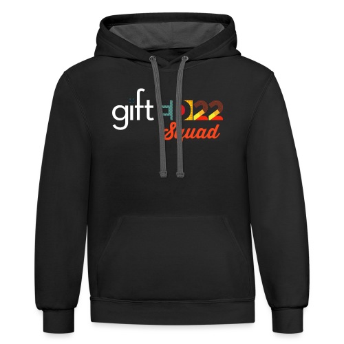 giftED22 Squad - Unisex Contrast Hoodie