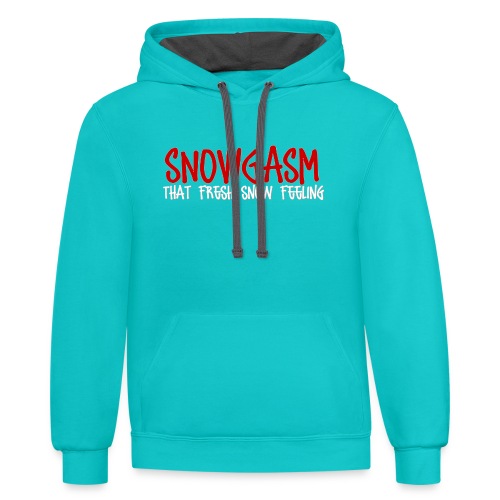Snowgasm - Unisex Contrast Hoodie