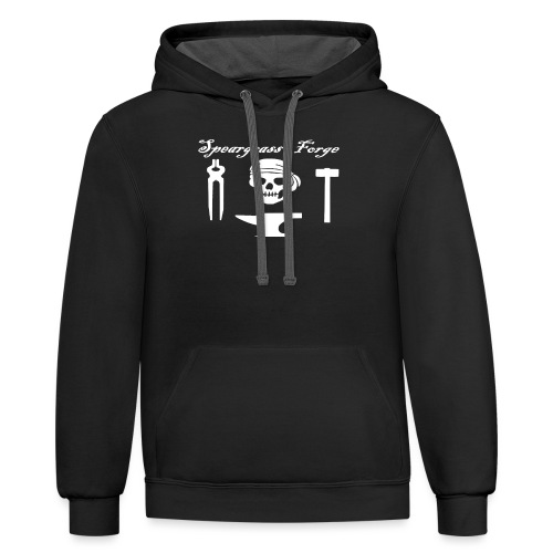 Banner pic Light Front n back - Unisex Contrast Hoodie