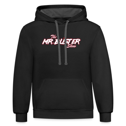 The Mr. Blister Show Official Logo 1 - Unisex Contrast Hoodie