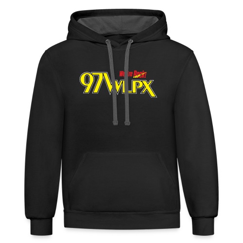 97 WLPX - We are Rock! - Unisex Contrast Hoodie