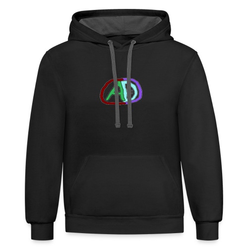 hoodies with anmol and daniel logo - Unisex Contrast Hoodie