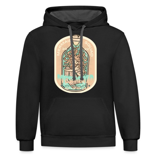 Life Is Better On a Boat - Unisex Contrast Hoodie
