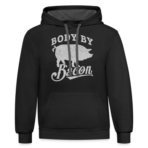 Body by Bacon - Unisex Contrast Hoodie