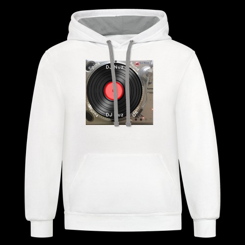 Spin me Round - Unisex Contrast Hoodie