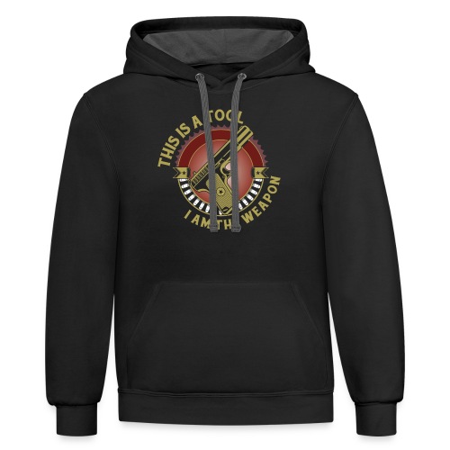 I am the Weapon - Unisex Contrast Hoodie