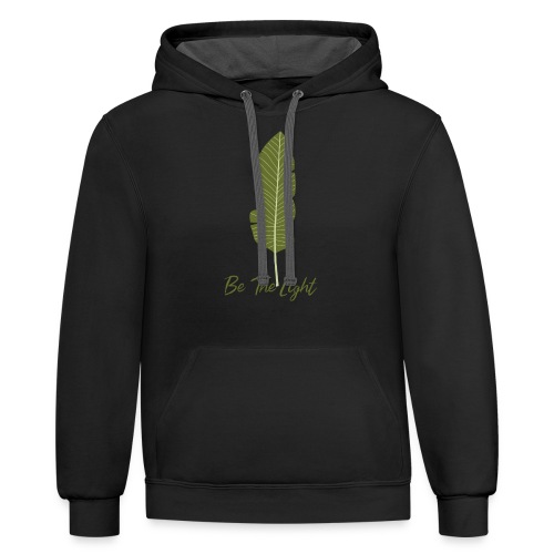 Be The Light - Unisex Contrast Hoodie