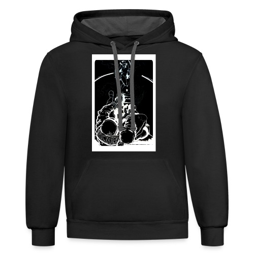 the signal - Unisex Contrast Hoodie