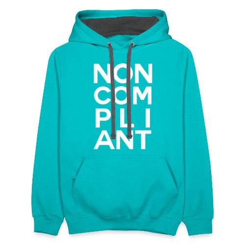 NOT GONNA DO IT (COLOR) - Unisex Contrast Hoodie