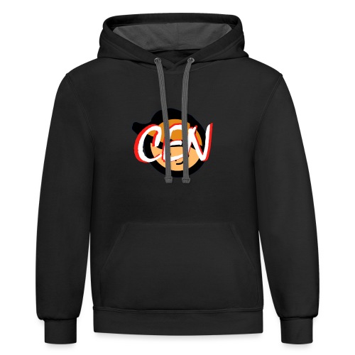 Cen Official Logo Merchendise - Unisex Contrast Hoodie
