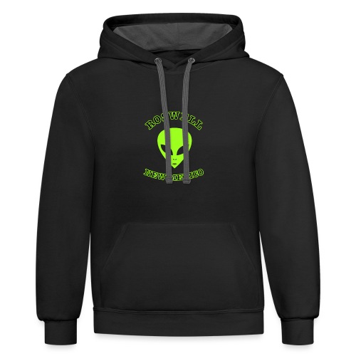 Roswell New Mexico - Unisex Contrast Hoodie