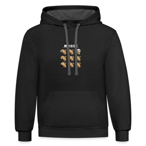 Moods of a camel - Unisex Contrast Hoodie