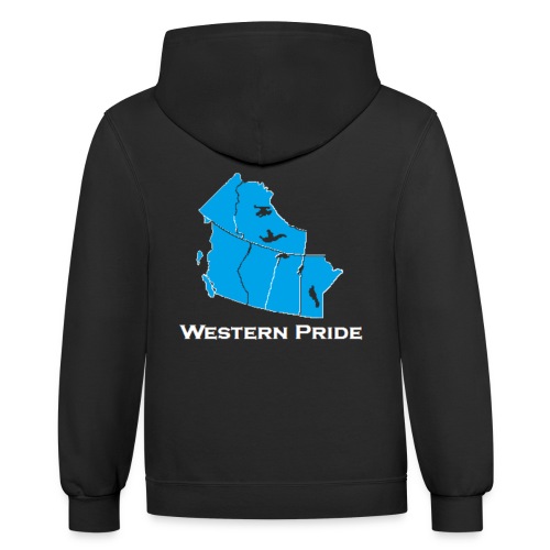 Western Pride - Unisex Contrast Hoodie