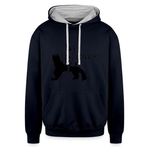 I care - Unisex Contrast Hoodie