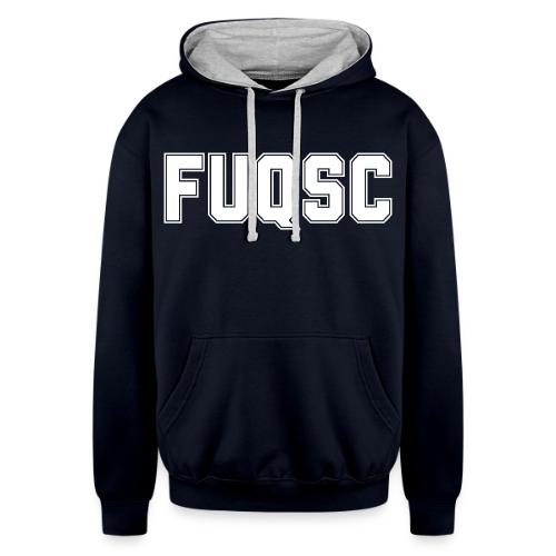 FUQSC (plain letters) - Unisex Contrast Hoodie