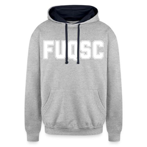 FUQSC (plain letters) - Unisex Contrast Hoodie