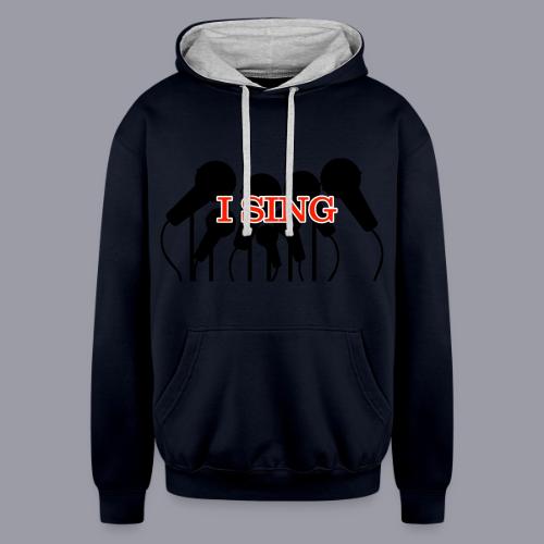 I SING - Unisex Contrast Hoodie