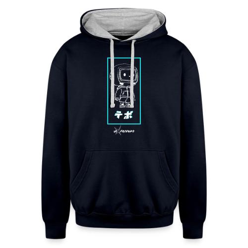 VRX Friends TEVO white - Unisex Contrast Hoodie