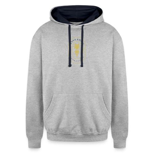 Logo Colourized - Unisex Contrast Hoodie