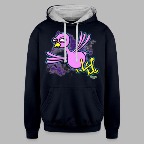 Ongher's UFO P-Bird - Unisex Contrast Hoodie