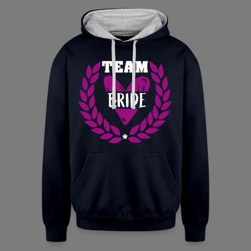 bachelorette Team Bride Wedding bachelorette party - Unisex Contrast Hoodie