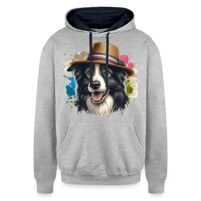 Border Collie Paint Splash Art