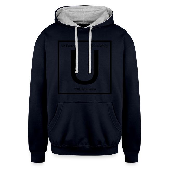 Uranium. Double-sided design. Black text.